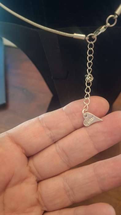 Sylvsmidja silver pendant with chain