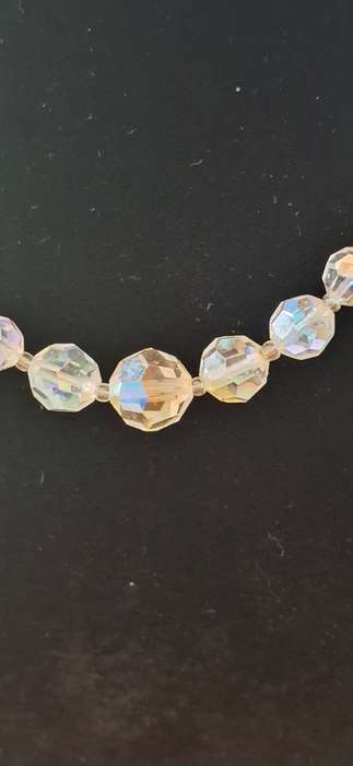 Crystal necklace vintage