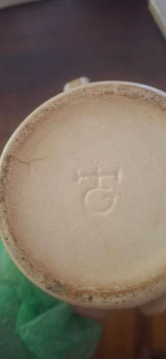 Cream pottery jug vintage