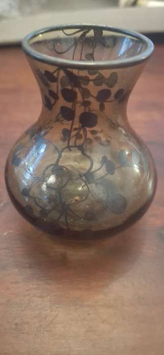 Small glass vase vintage