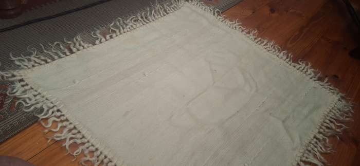 Vintage mohair table cloth