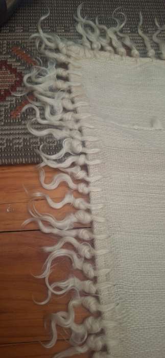 Vintage mohair table cloth