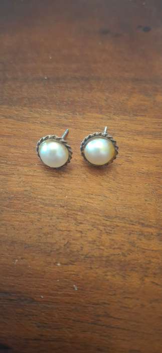Silver earrings vintage