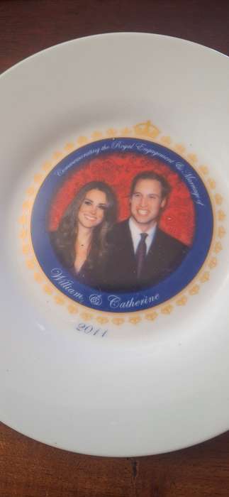 Prince William & Kate Royal Wedding Souvenir Plate