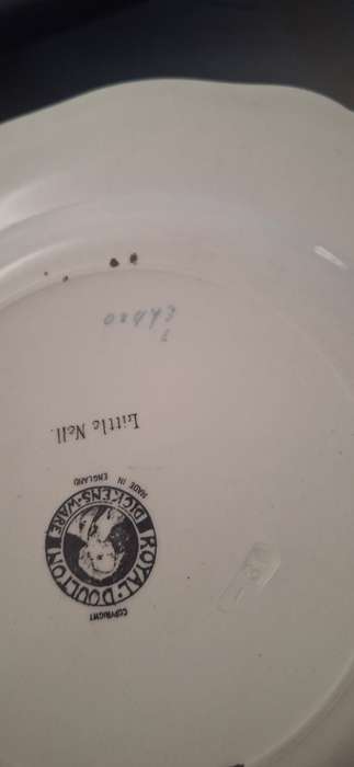 Royal Doulton Dickens Little Nell Leeds shape plate