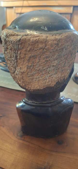 Wooden bust vintage