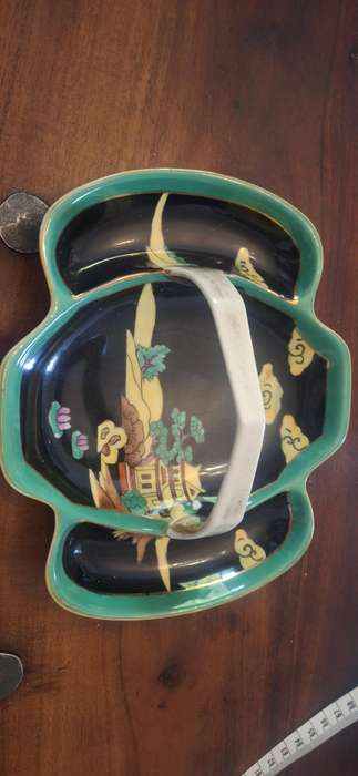 RARE! Vintage Noritake Morimura Art Deco Pagoda Dish, Noritake Stamp, Art Deco Noritake,