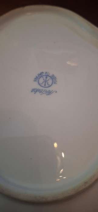 RARE! Vintage Noritake Morimura Art Deco Pagoda Dish, Noritake Stamp, Art Deco Noritake,
