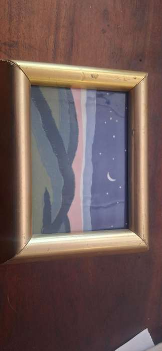 Framed Art Tile NORWEGIAN Porsgrund Porcelain paintings Anne Marie Odegaard Norway