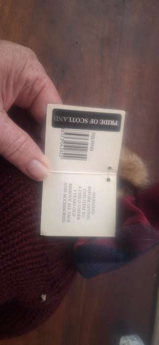 Ronnie hek teddy bear vintage pride if scotland