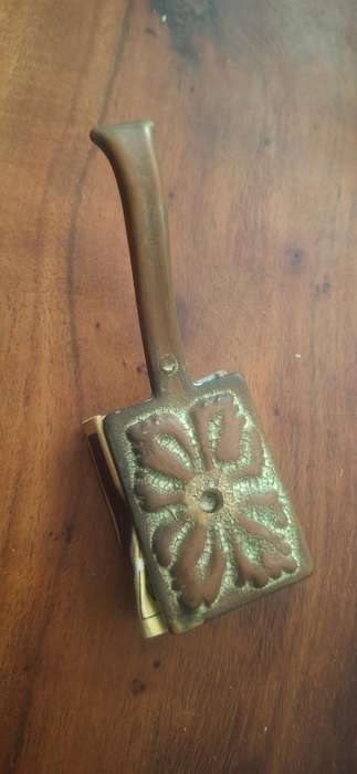 Vintage copper matchbox holder