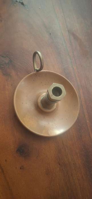 Vintage copper and Brass candle holder