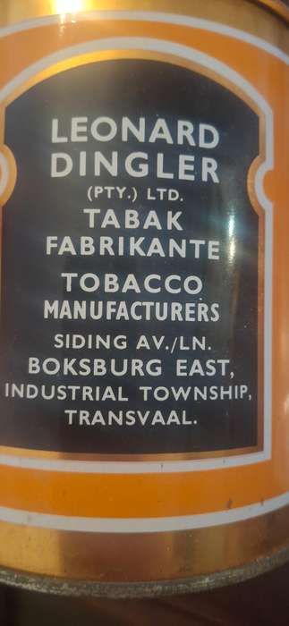 Vintage boxer tin