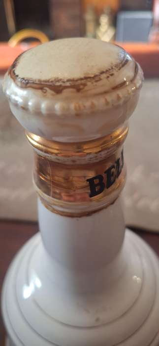 1980s Royal Andrew and Sarah wedding bell whisky decanter