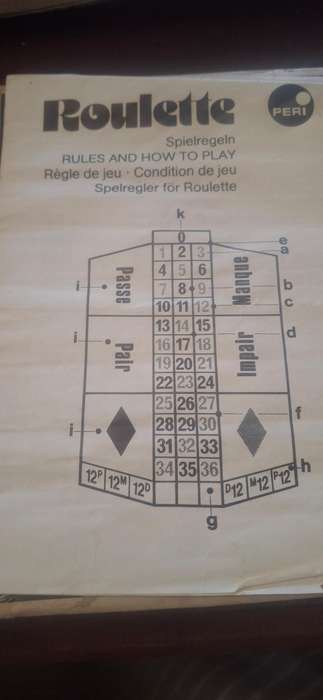 Roulette  vintage