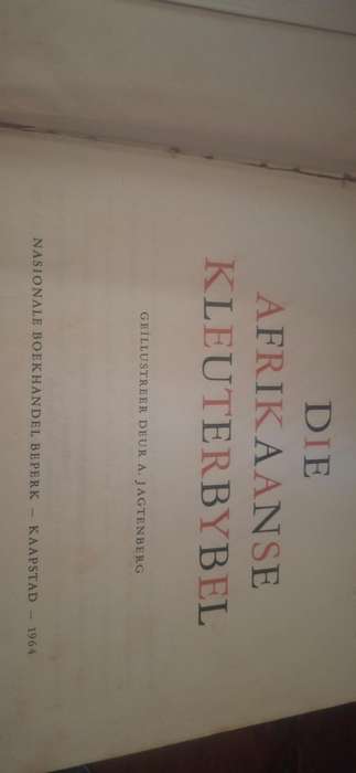 Die afrikaanse kleuterbybel