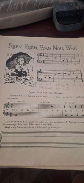 Walter Rolfe - Sheet Music. 'n Eerste Musiek boek vir die jonger geslag. 1931