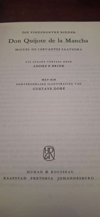 Don Quijote - Miguel de Cervantes / Andre P Brink