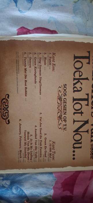 Treffers van toeka tot nou lp