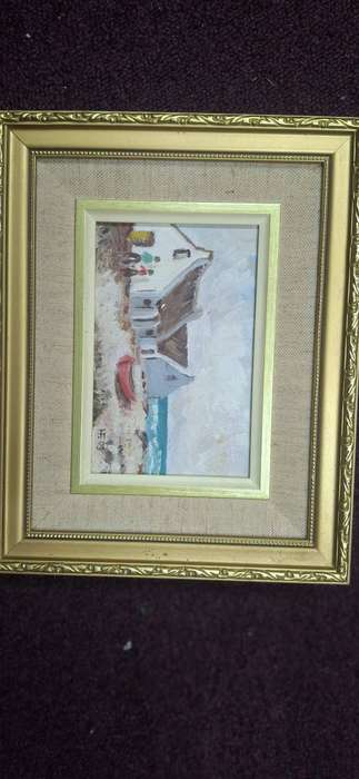 Vintage oil painting
