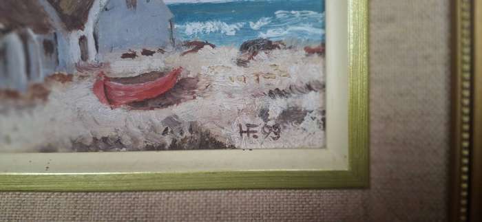 Vintage oil painting