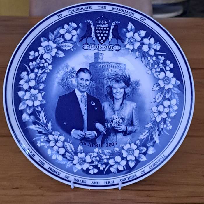 Wedgwood Pate - Marriage of Prince Charles and Camilla The Duchess of Cornwall