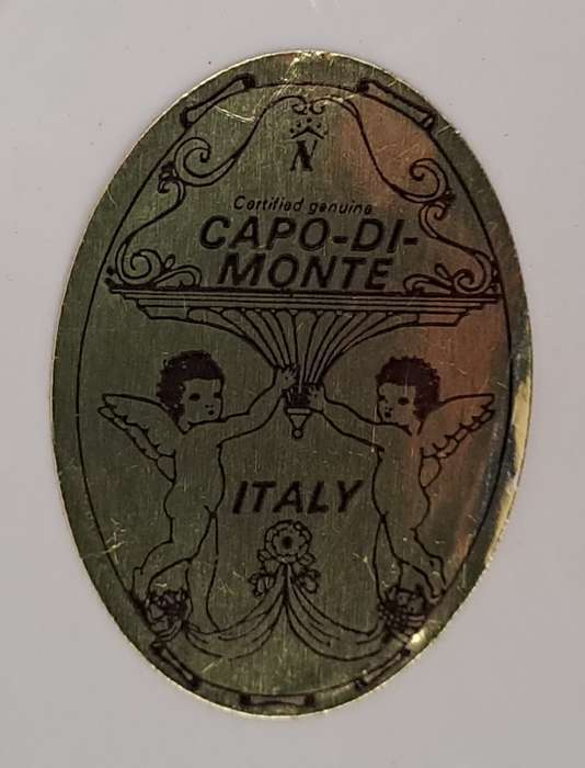 Capodimonte Plate - Signed