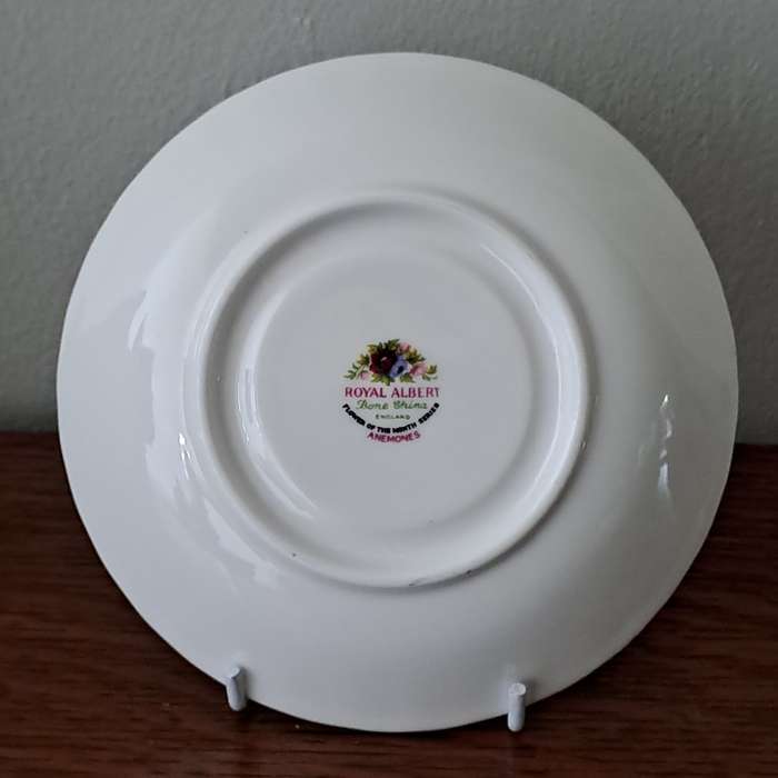 Royal Albert Flower Of the Month Saucer 'March'