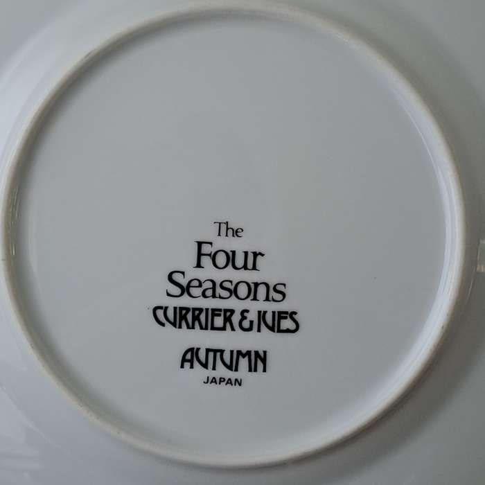 Currier & Ives 'Autumn' Plate