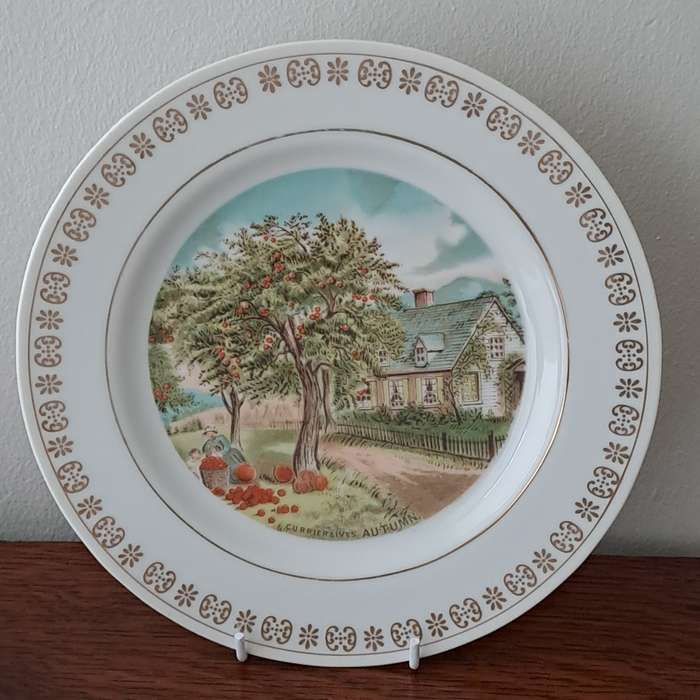Currier & Ives 'Autumn' Plate