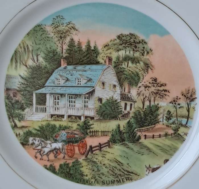 Currier & Ives 'Summer' Plate