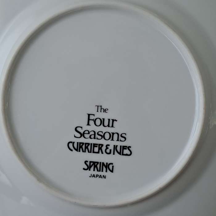 Currier & Ives 'Spring' Plate