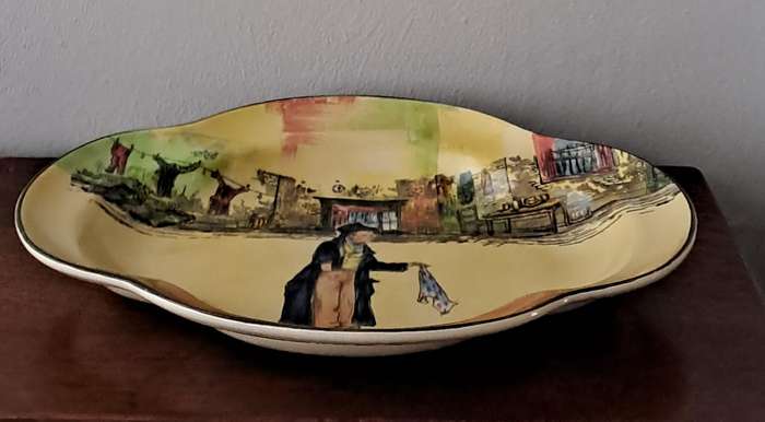 Royal Doulton Dickensware Shaped Bowl 'The Artful Dodger'