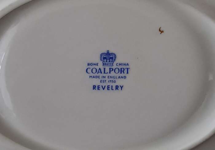 Coalport 'Revelry' Gravy Boat on Stand