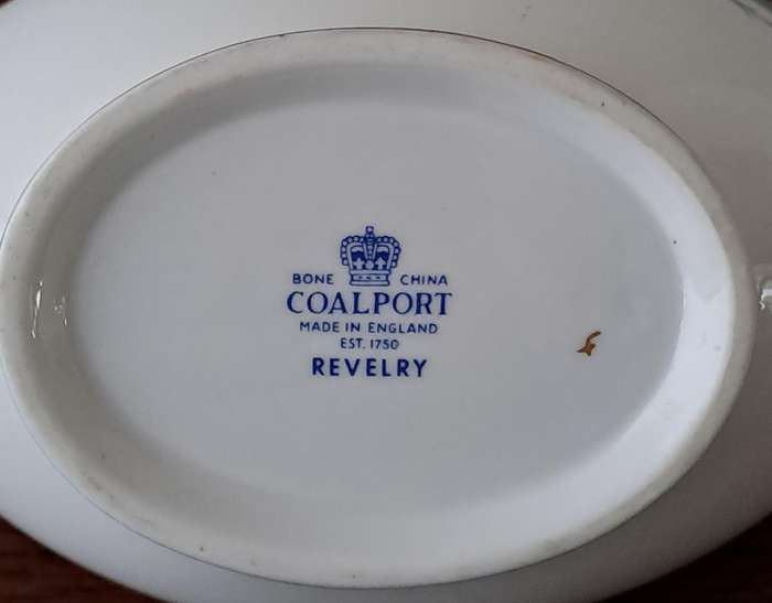 Coalport 'Revelry' Gravy Boat on Stand