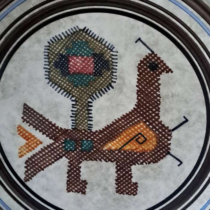 Greek Folk Art Plate