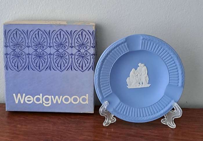 Wedgwood Jasperware Fluted Ashtray - Boxed