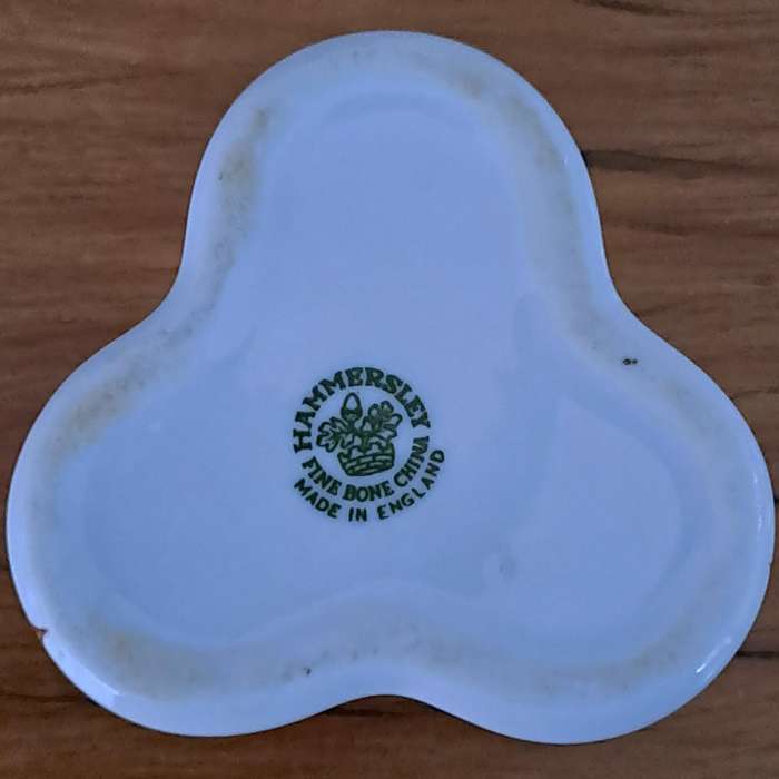 Hammersley Clover Leaf Shape Trinket Box