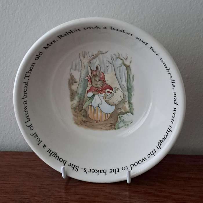 Wedgwood Beatrix Potter 'Peter Rabbit' Porridge Bowl