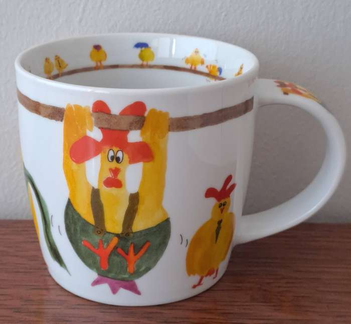 'Funky Chicken' Coffee Mug