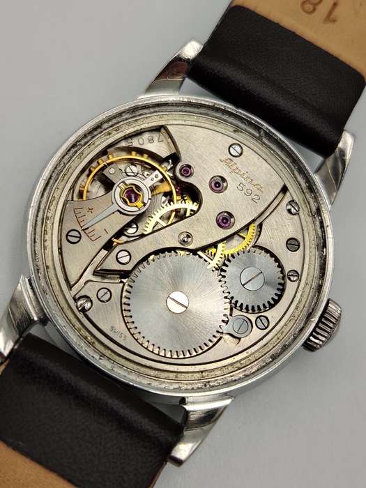 Alpina manual wind 33mm ex crown
