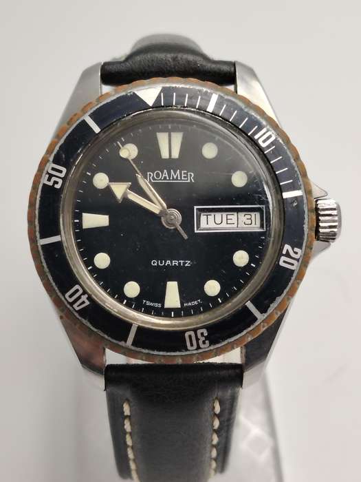Roamer quartz 36mm ex crown