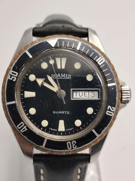 Roamer quartz 36mm ex crown