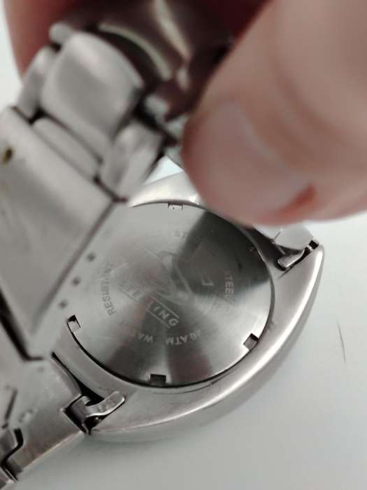 Sterling quartz 35mm ex crown