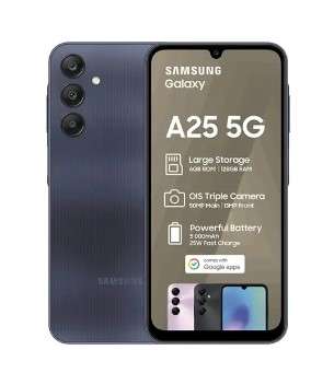 Samsung Galaxy A25 5G 128GB Dual Sim - Blue  Black