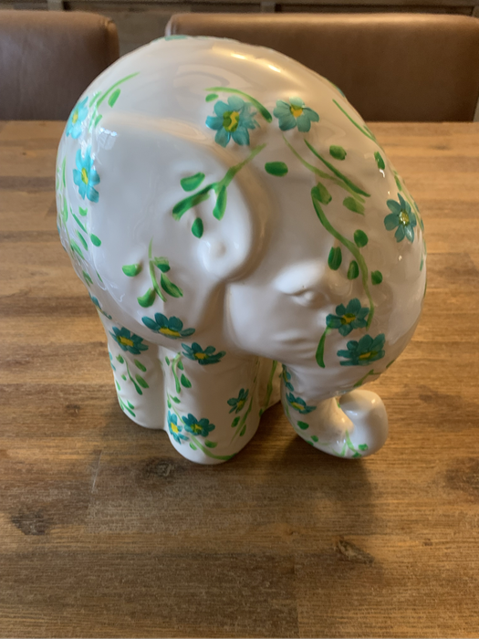 Elephant Porcelain Ornament