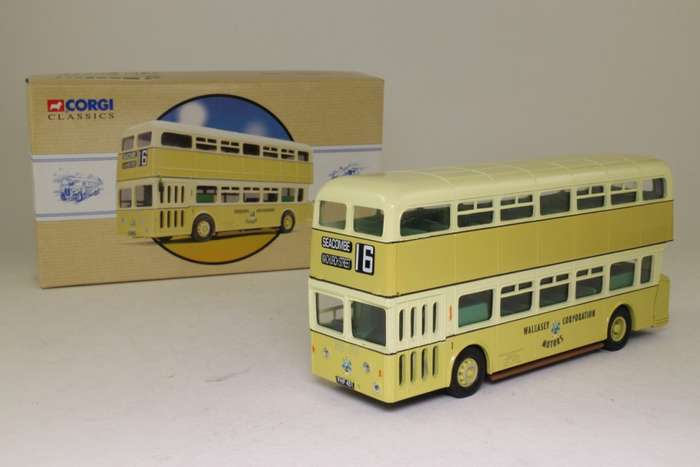 Leyland Atlantean Bus, Wallasey Corporation Motors, Rt 16 Seacombe via Church St