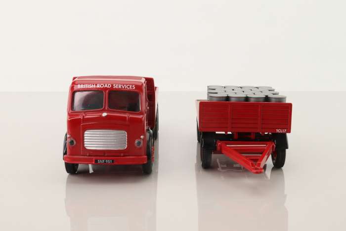 Leyland Mouthorgan Cab, Flatbed With Trailer, British Road Services, Greenheys