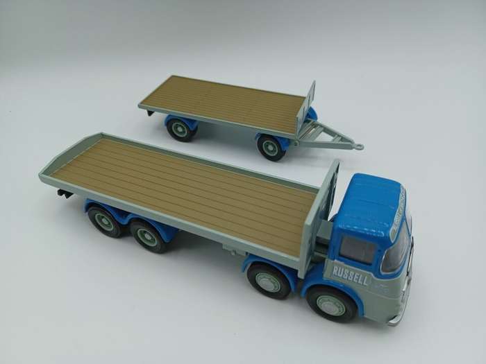 ERF KV 8 Wheel Platform Lorry & Trailer - Boxed