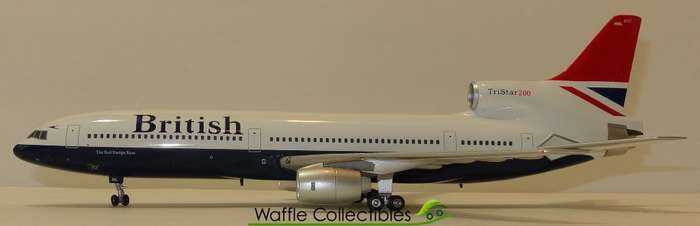 Lockheed L-1011-200 British Airways "1970s" Colors. Named "The Red Ensign Rose".
